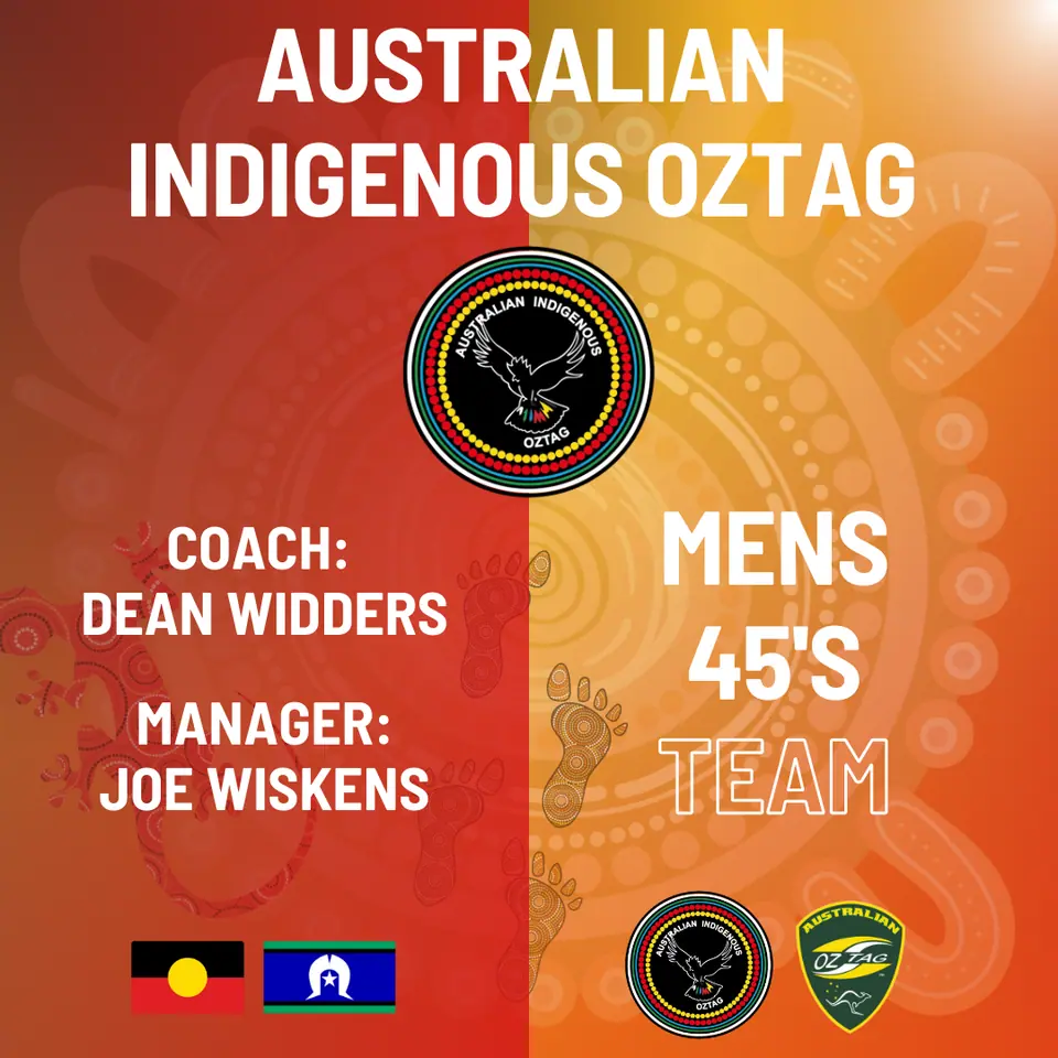 AIO Mens 45's 2025 coach and manager appointment card