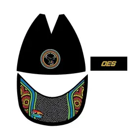 Indigenous AIC soft peak cap